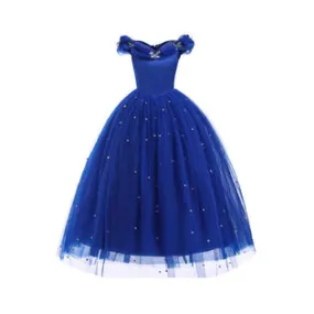 Kids Girls Sleeveless Ball Gown Cinderella Dress - C1984JPKGD