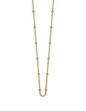 Kirstin Ash Bespoke Ball Chain 18" - 20" w/ 18K Gold Vermeil