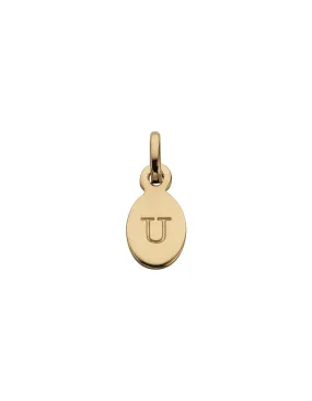 Kirstin Ash Initial Charm w/ 18K Gold Vermeil - U