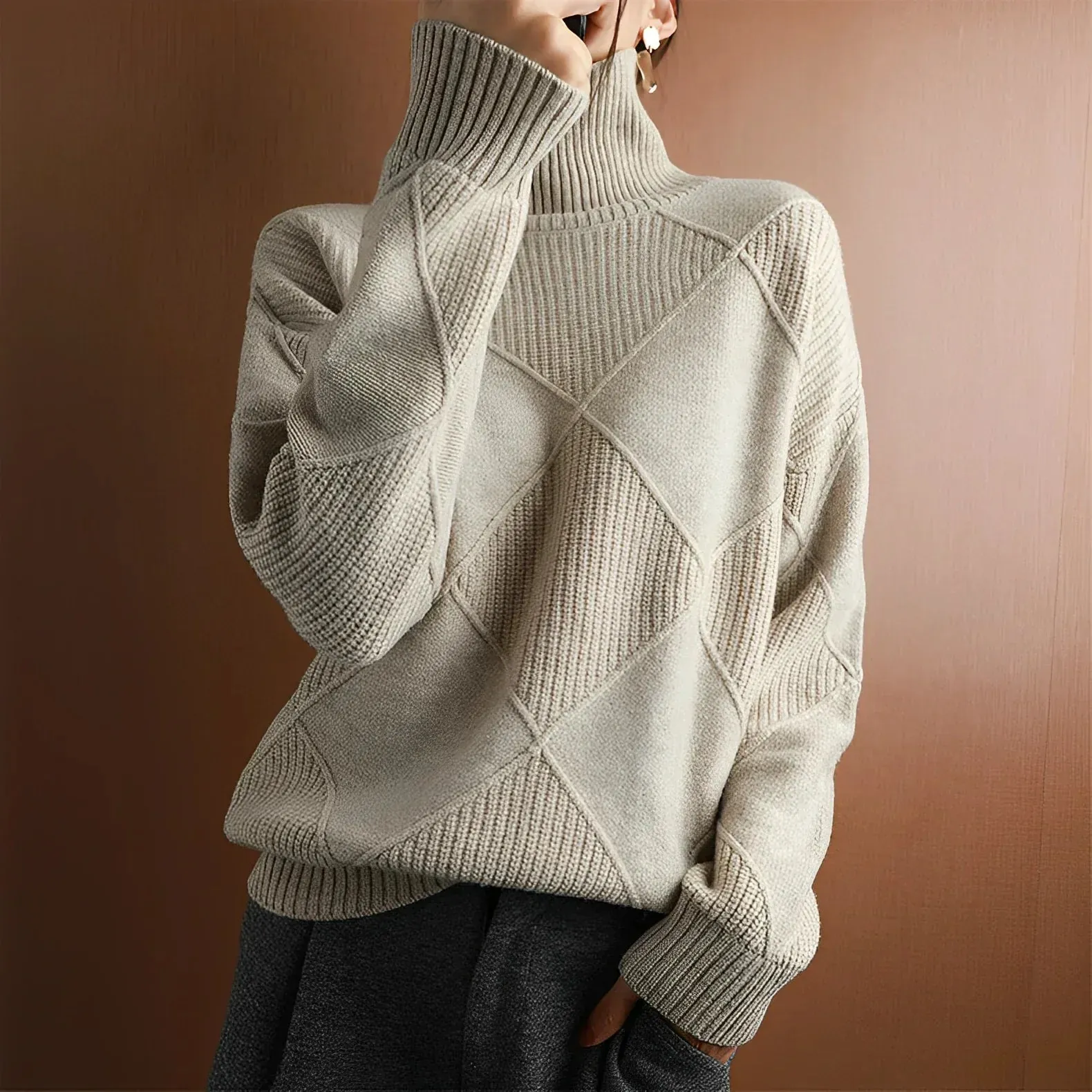 LAILA™ | Cozy Knit Turtleneck Sweater