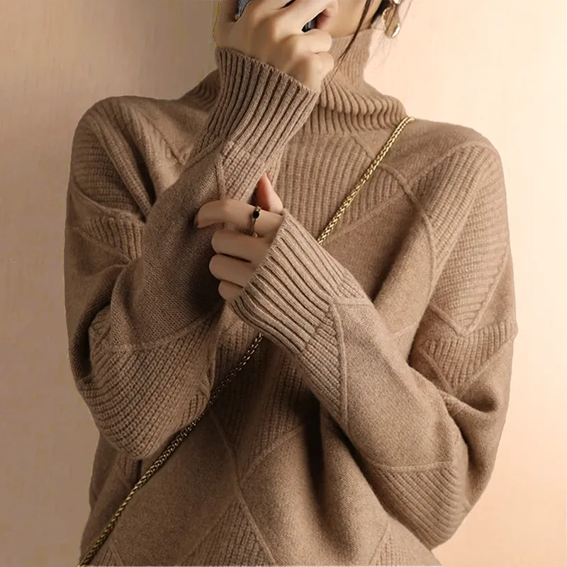 LAILA™ | Cozy Knit Turtleneck Sweater