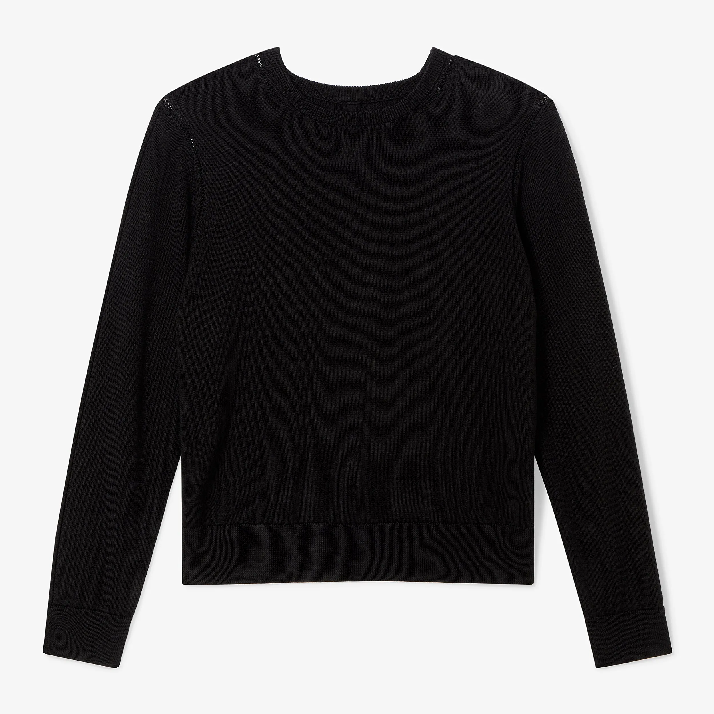 Larissa Sweater - Cotton Silk Knit :: Black