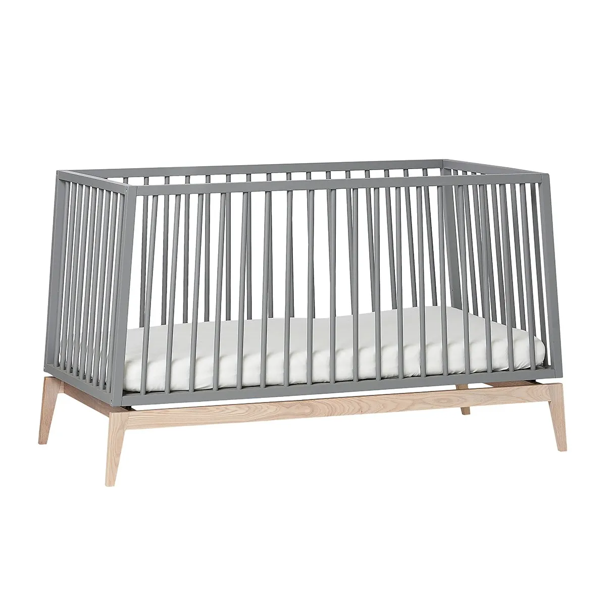 LEANDER, LUNA BABY COT, 140X70 CM, Grey