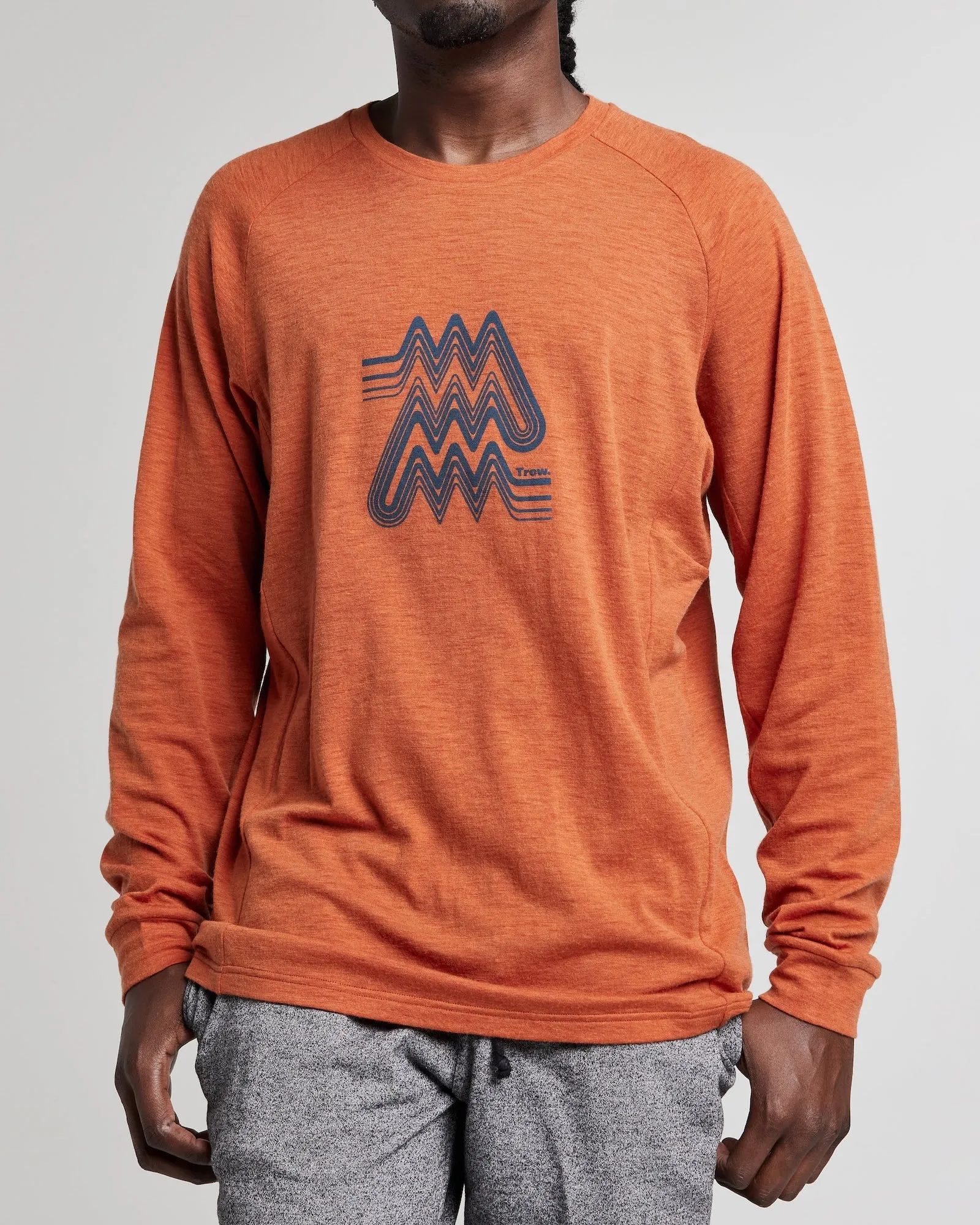 Lightweight Nuyarn Graphic Long-Sleeve Crew