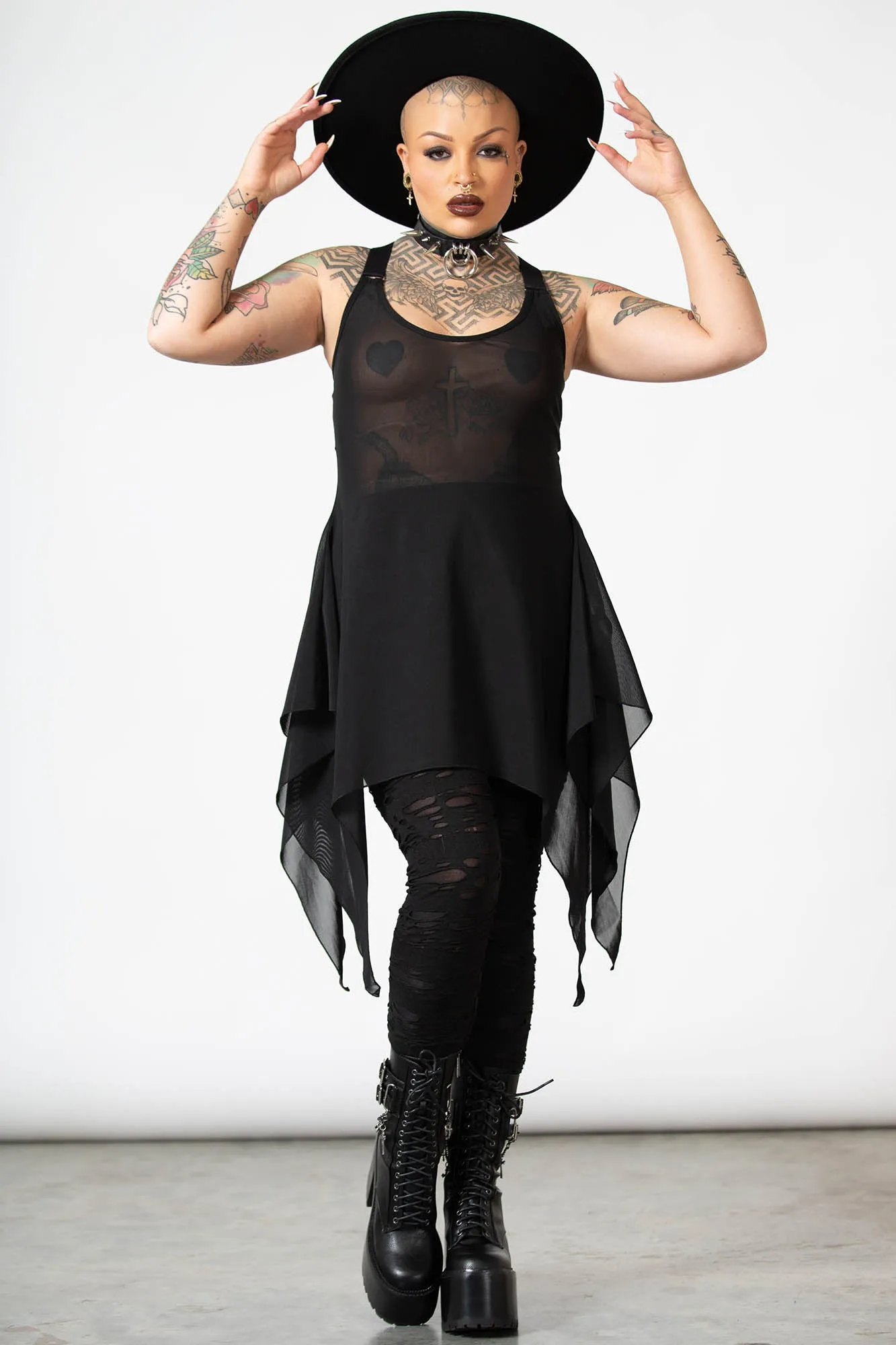 Lilith's Blood Mesh Tunic Vest