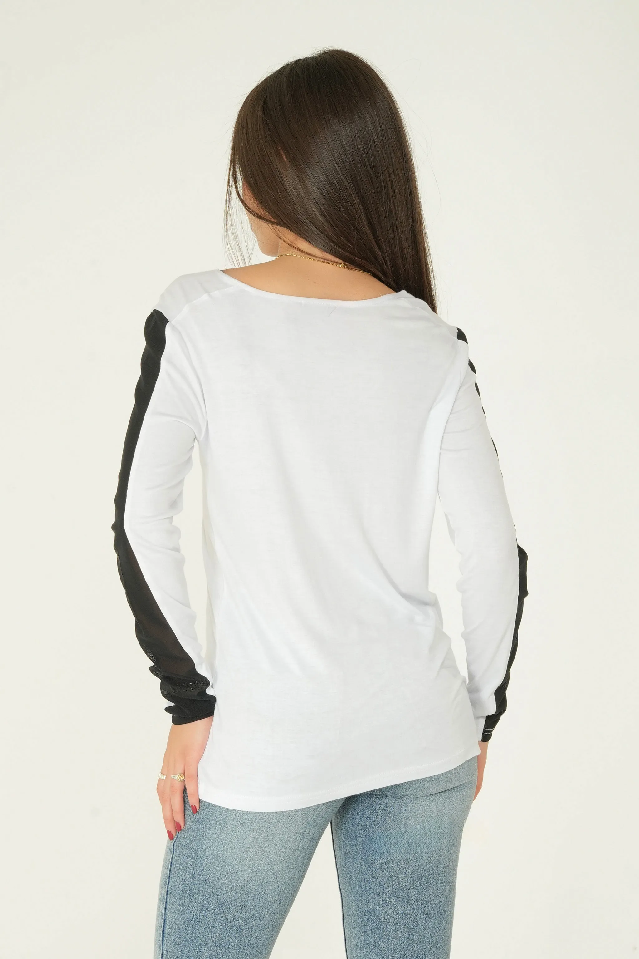 Long Sleeve Printed Top