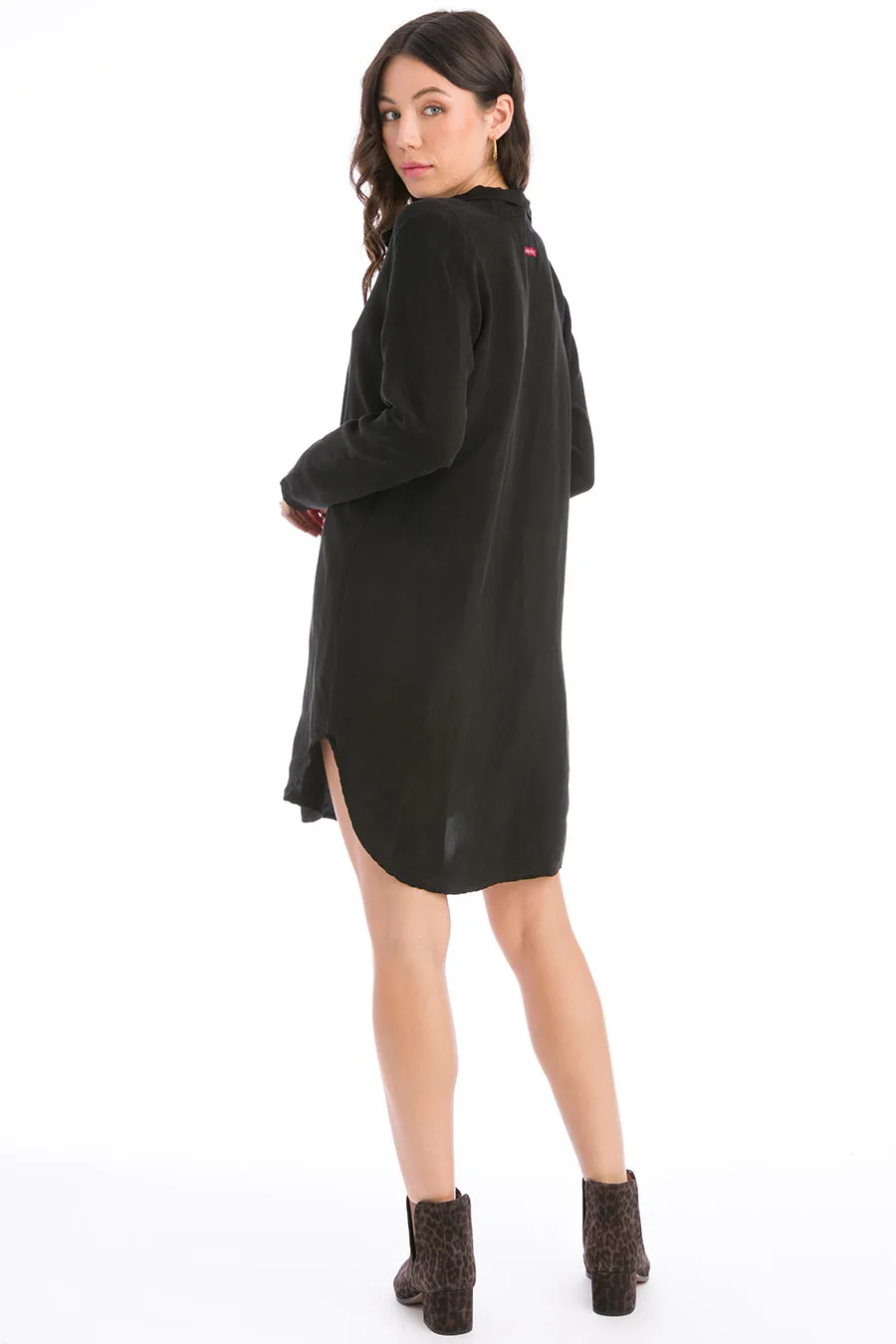 Long Sleeve Shirt Tunic Dress