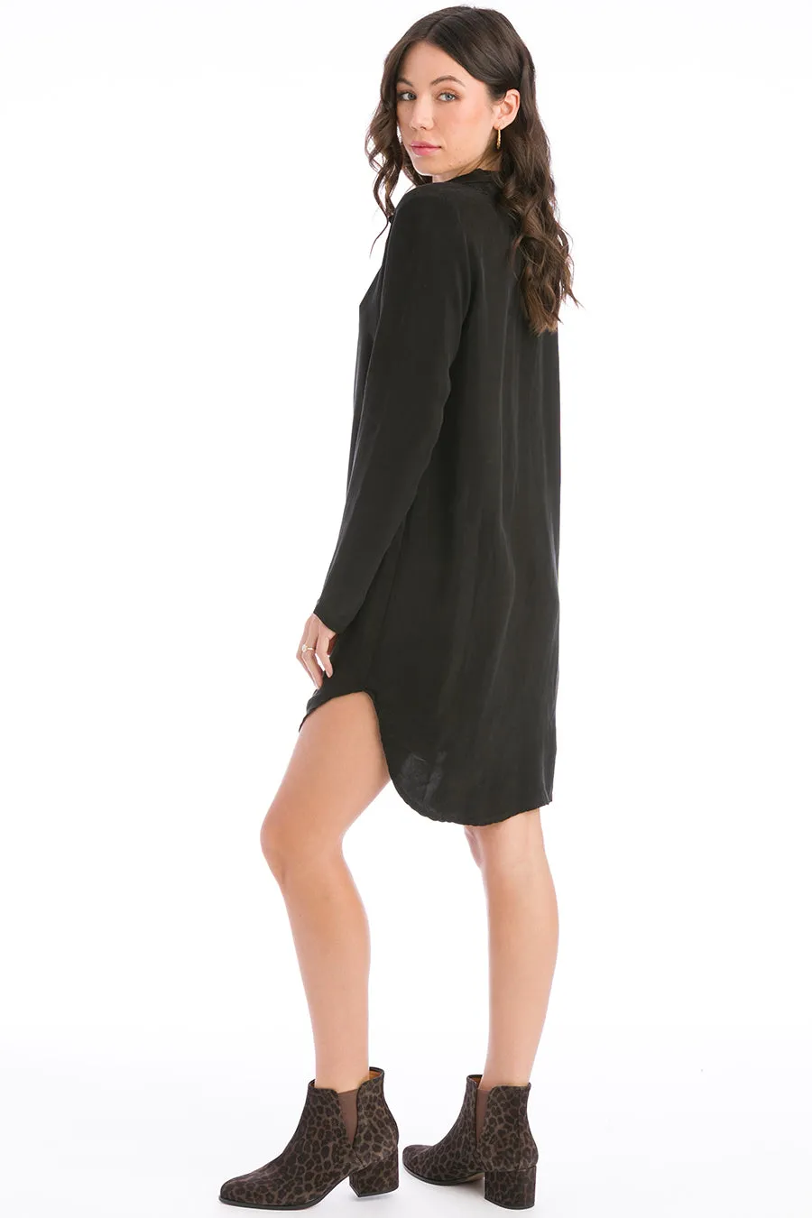 Long Sleeve Shirt Tunic Dress