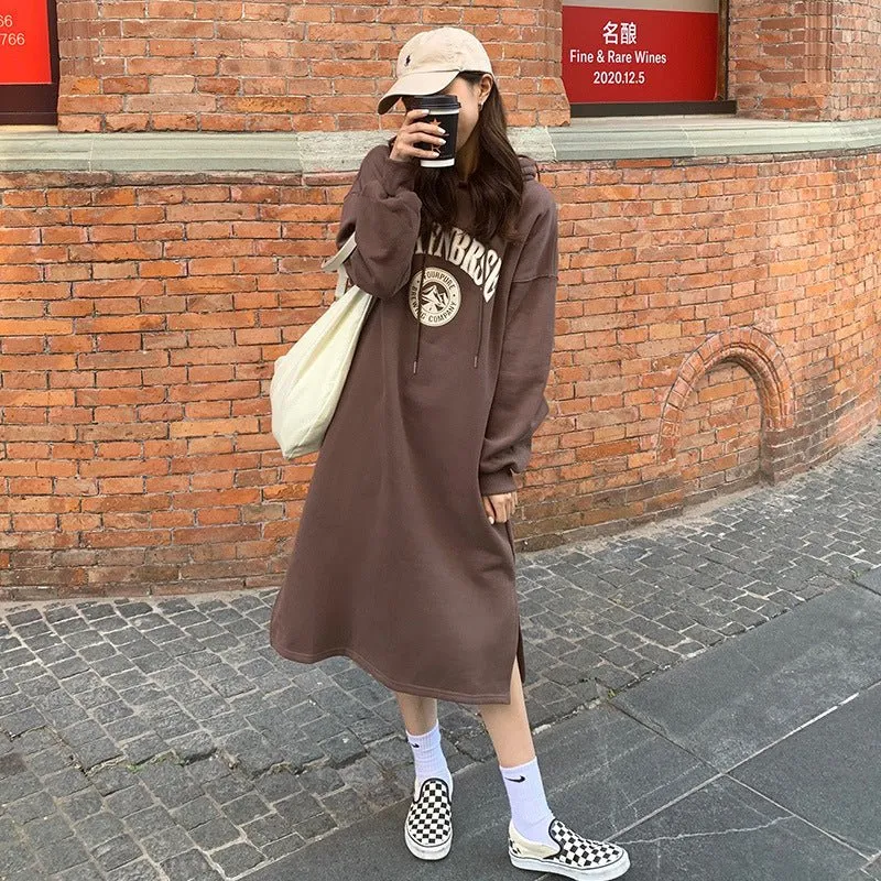 Loose Slim Long Hoodie Sweater (MS074)