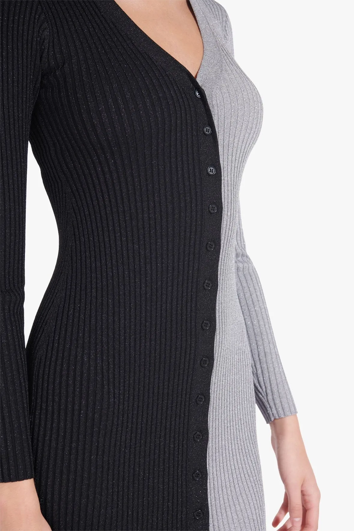 LUREX SHOKO SWEATER | BLACK SILVER