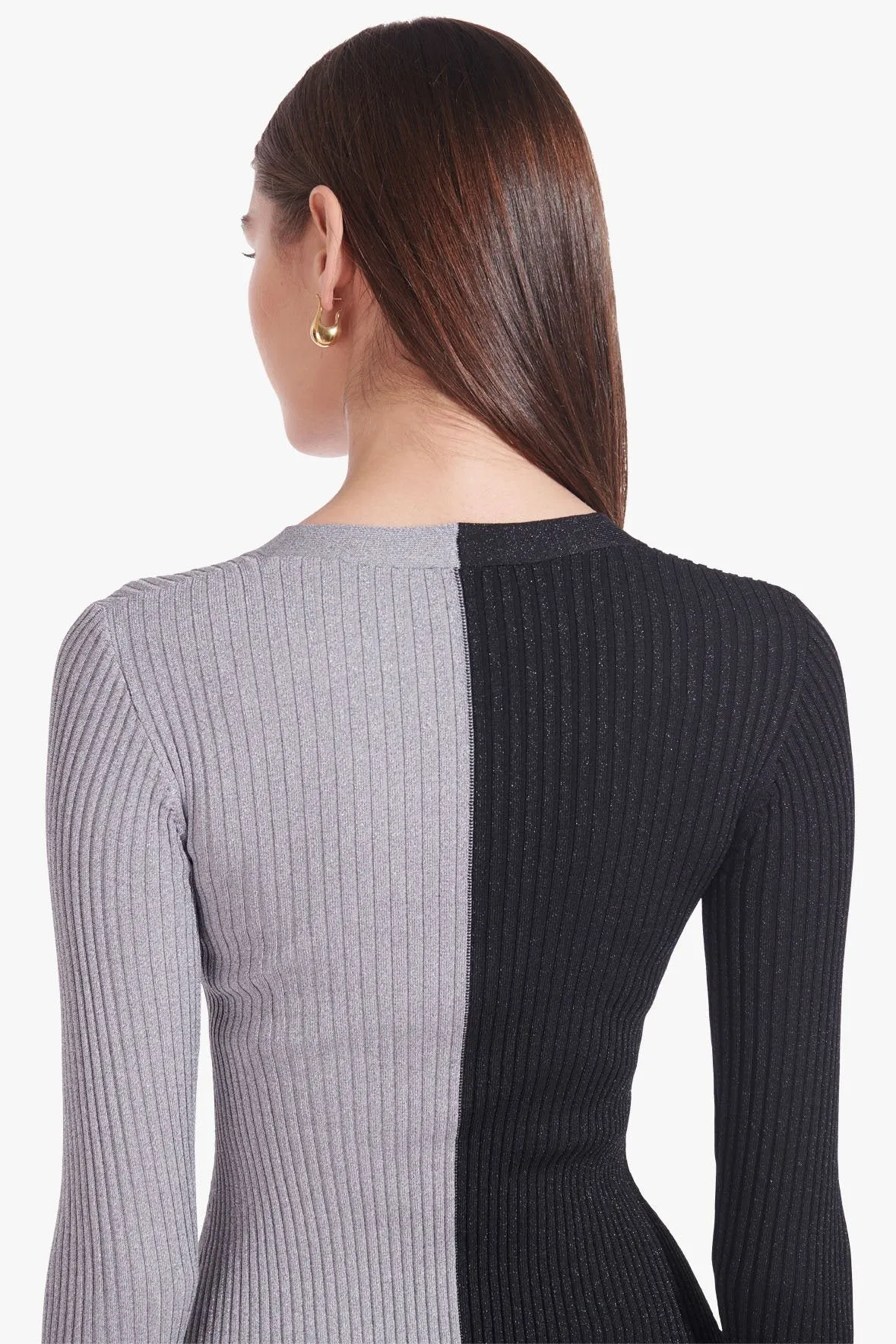 LUREX SHOKO SWEATER | BLACK SILVER