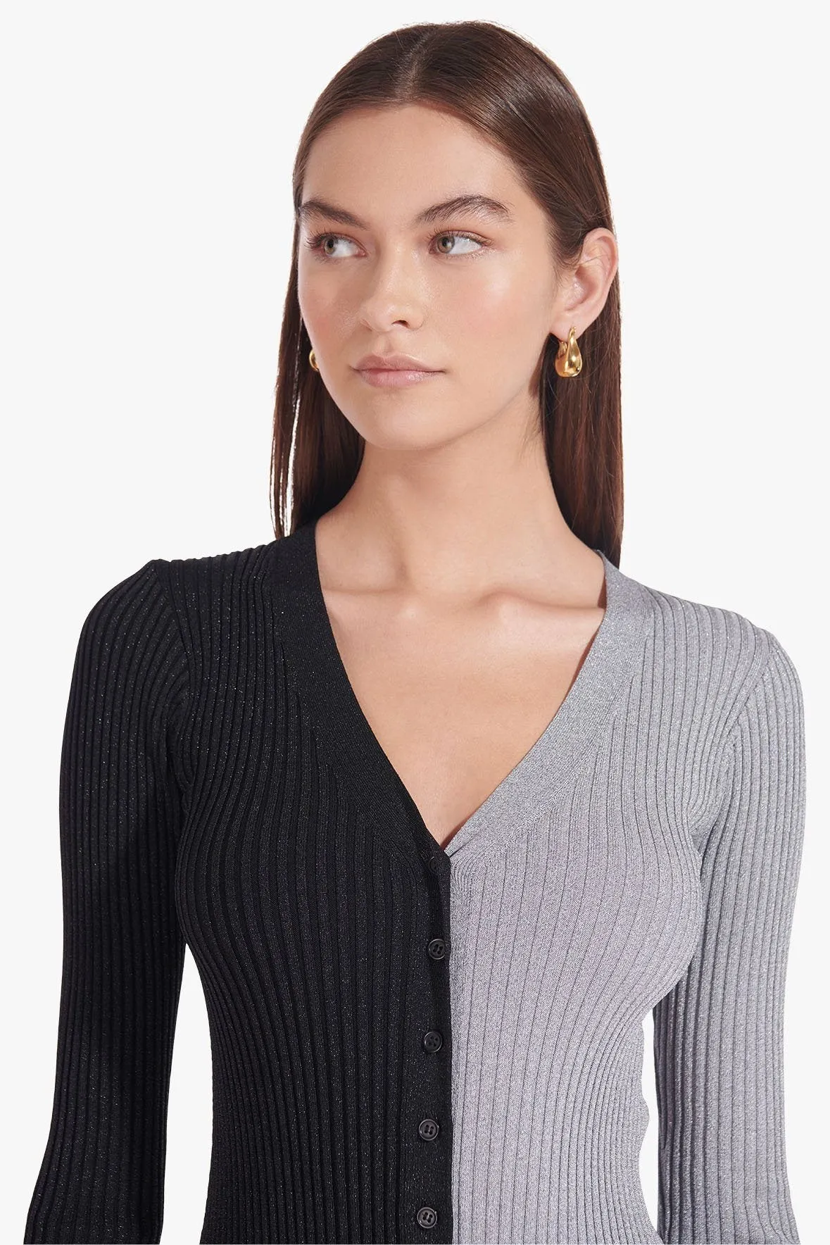 LUREX SHOKO SWEATER | BLACK SILVER