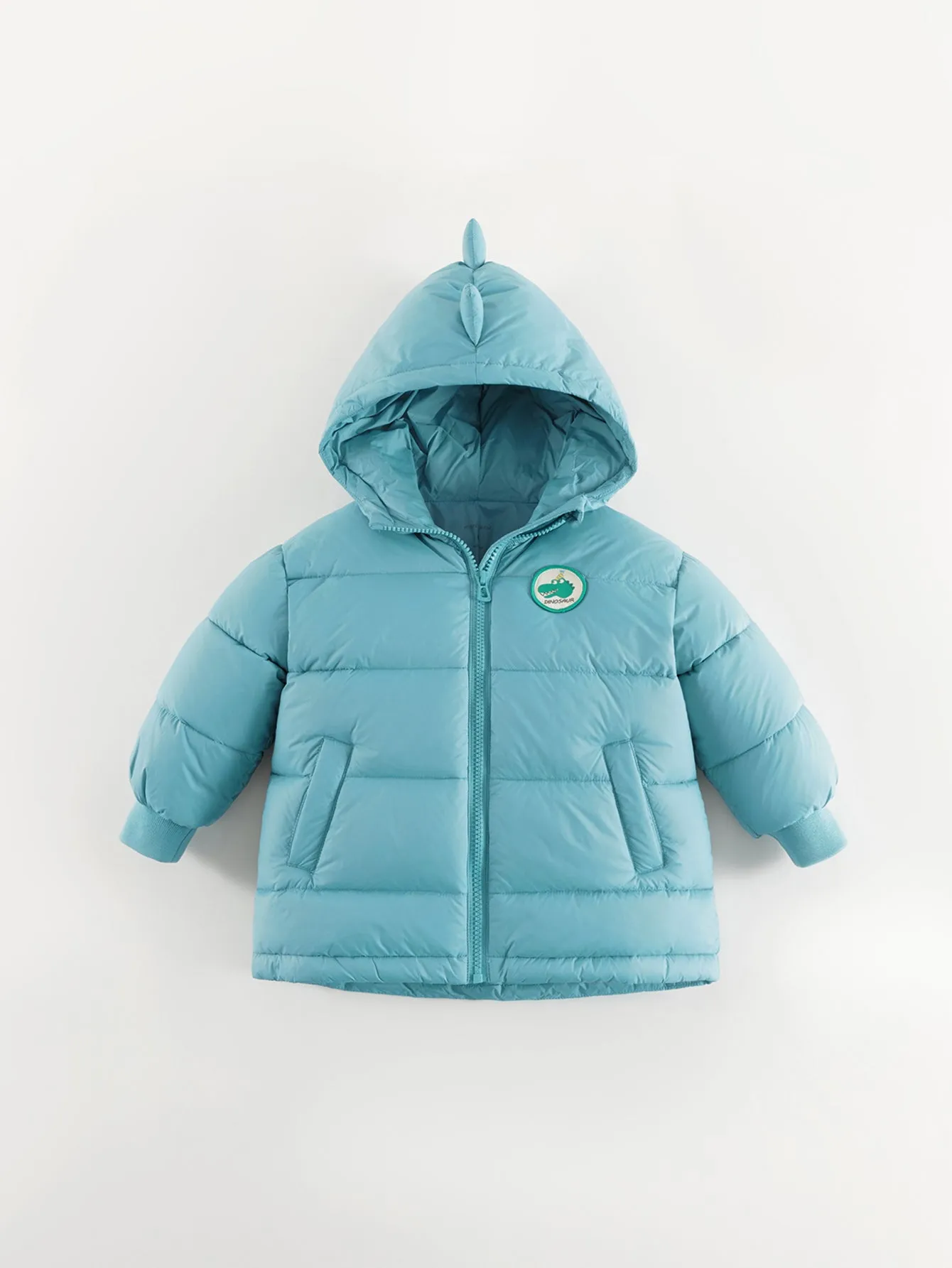 MARC & JANIE Boys Dinosaur Hooded Mid-Length Down Coat 240916