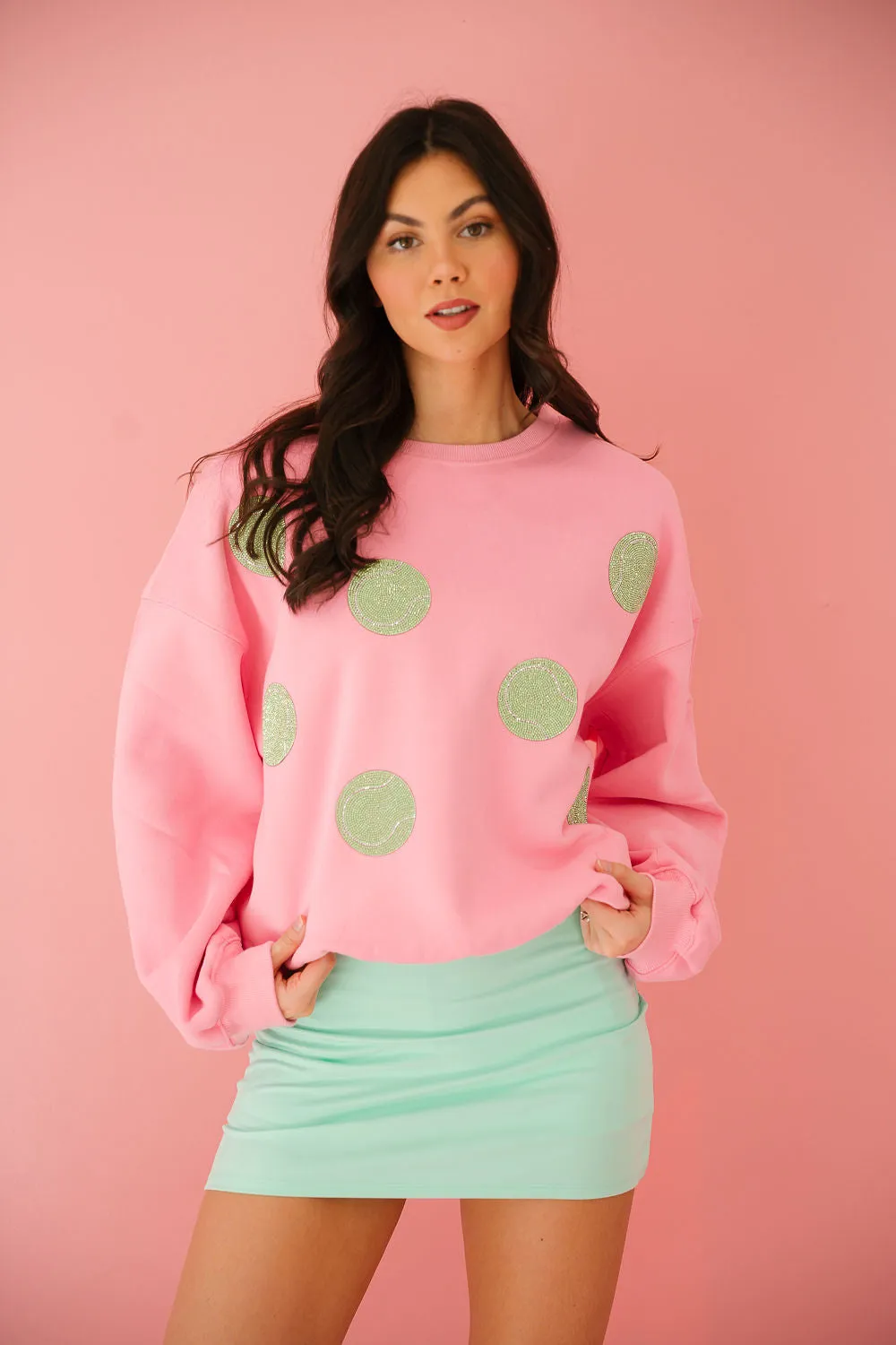 MATCH POINT PINK PULLOVER