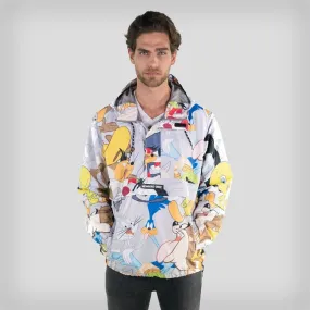 Members Only Men's Looney Tunes Print Popover Jacket