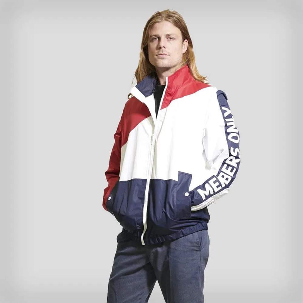 Members Only Men's Nautical Color Block Jacket