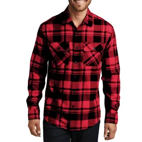 Men's Button Down Regular Fit Long Sleeve Plaid Flannel Casual Shirt