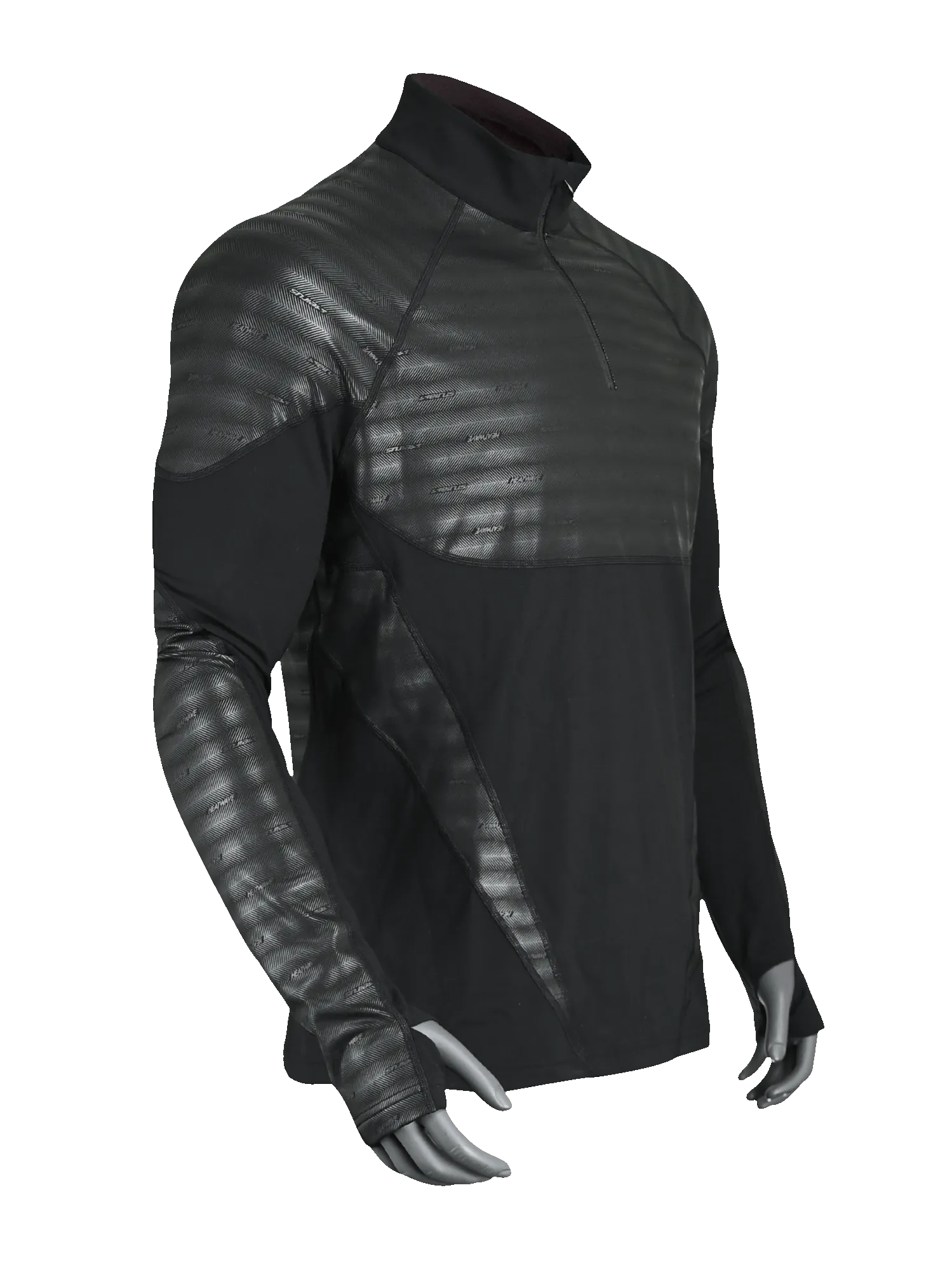 Mens Heatwave™ Performance Base Layer ¼ Zip Mock Neck Top