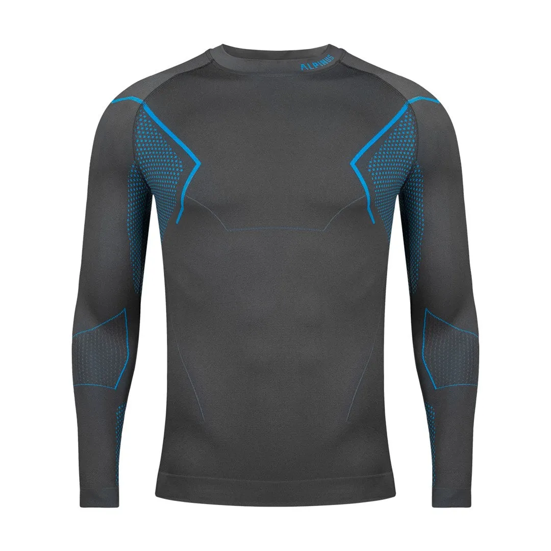 Men's Thermoactive Sweatshirt Alpinus Active Base Layer Gray Gt43860 M