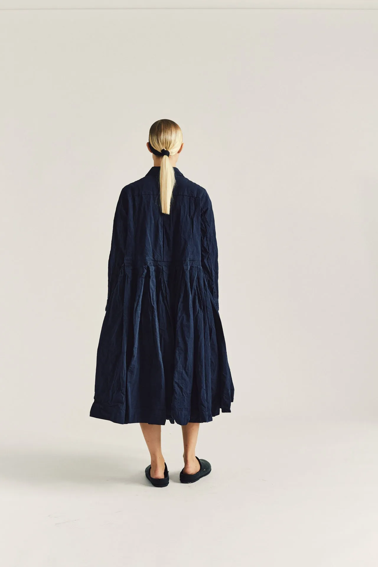 MOLAYEN DRESS - TOUGH COT - NAVY