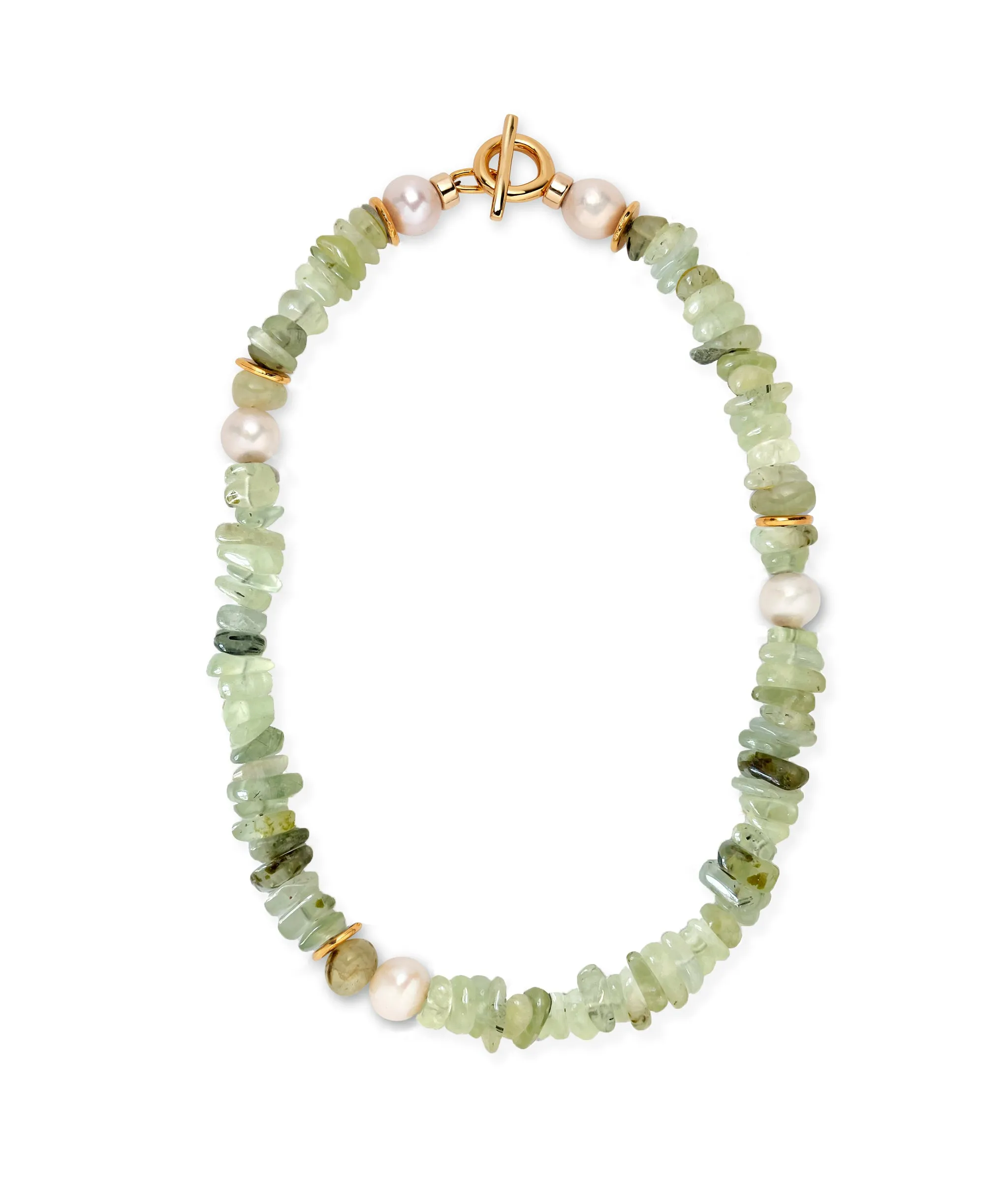 Mood Necklace in Prehnite