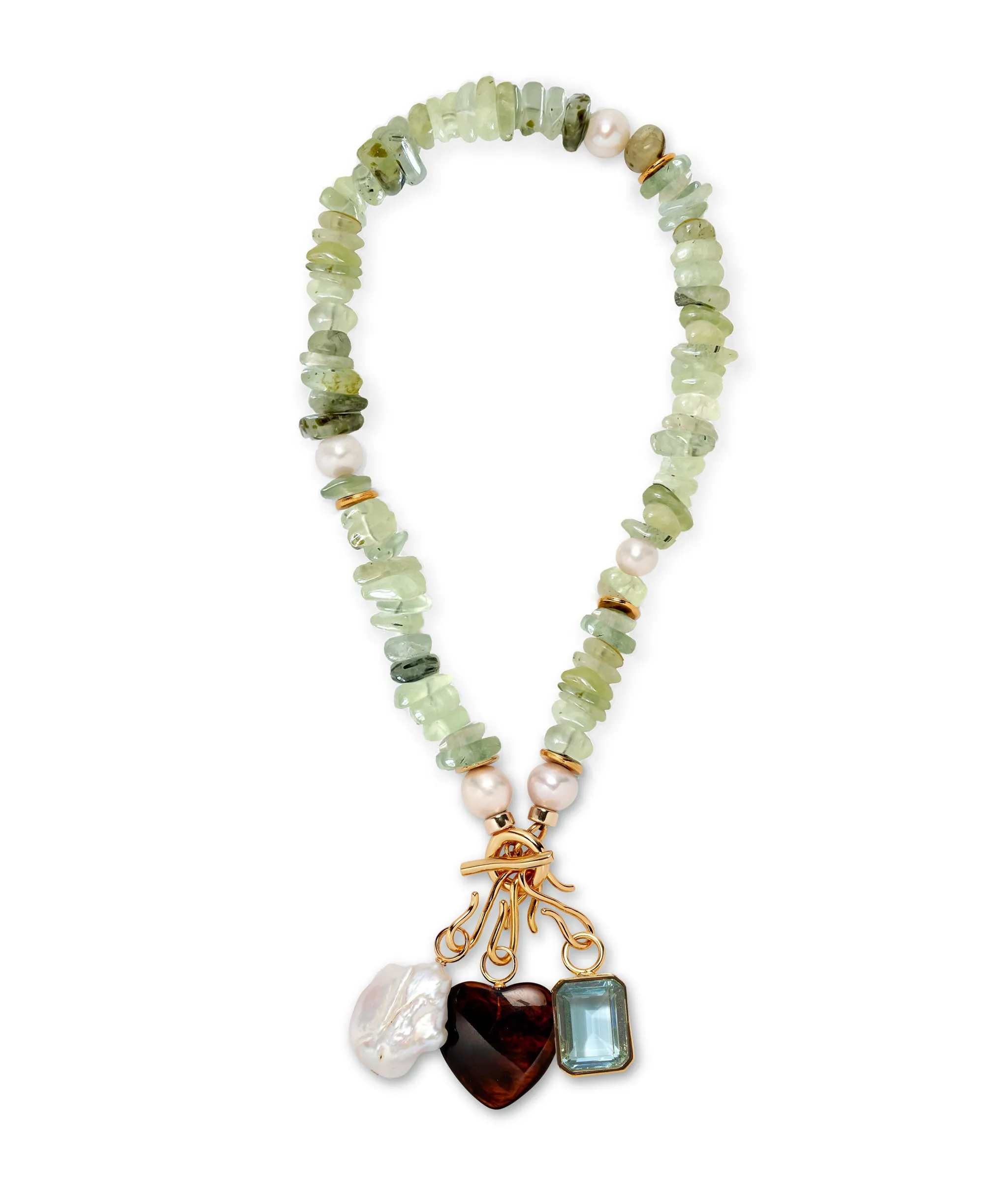 Mood Necklace in Prehnite