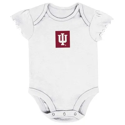 New - NCAA Infant Girls' 3pk Bodysuit Set