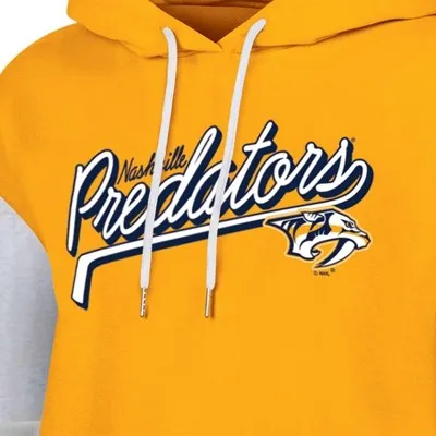 New - NHL Nashville Predators Women's Fleece Hooded Sweatshirt - L