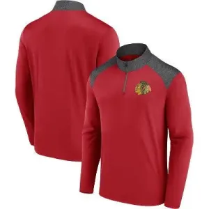 NHL Licensed Men's Pullover Fleece Sweatshirt Mock Neck Quarter Zip