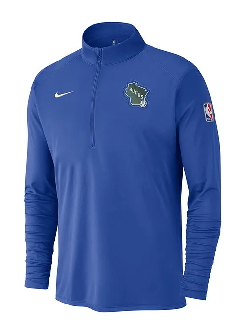 Nike 2024-25 City Edition Milwaukee Bucks 1/2 Zip Pullover