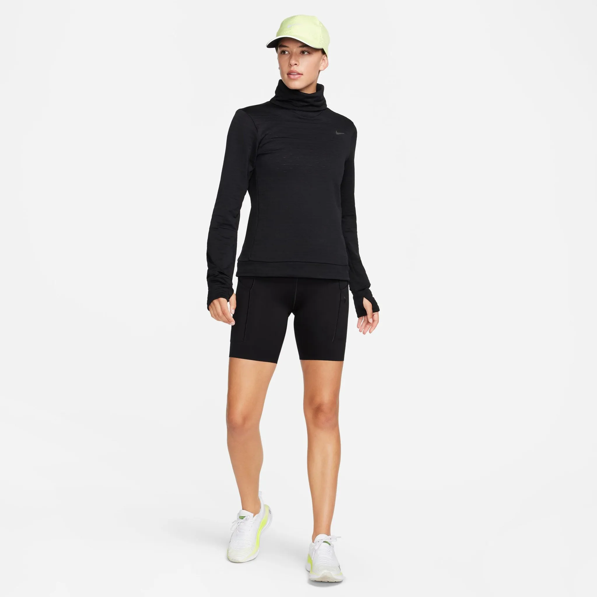 Nike | Women's Swift Element Therma-FIT Turtleneck Running Top - Black