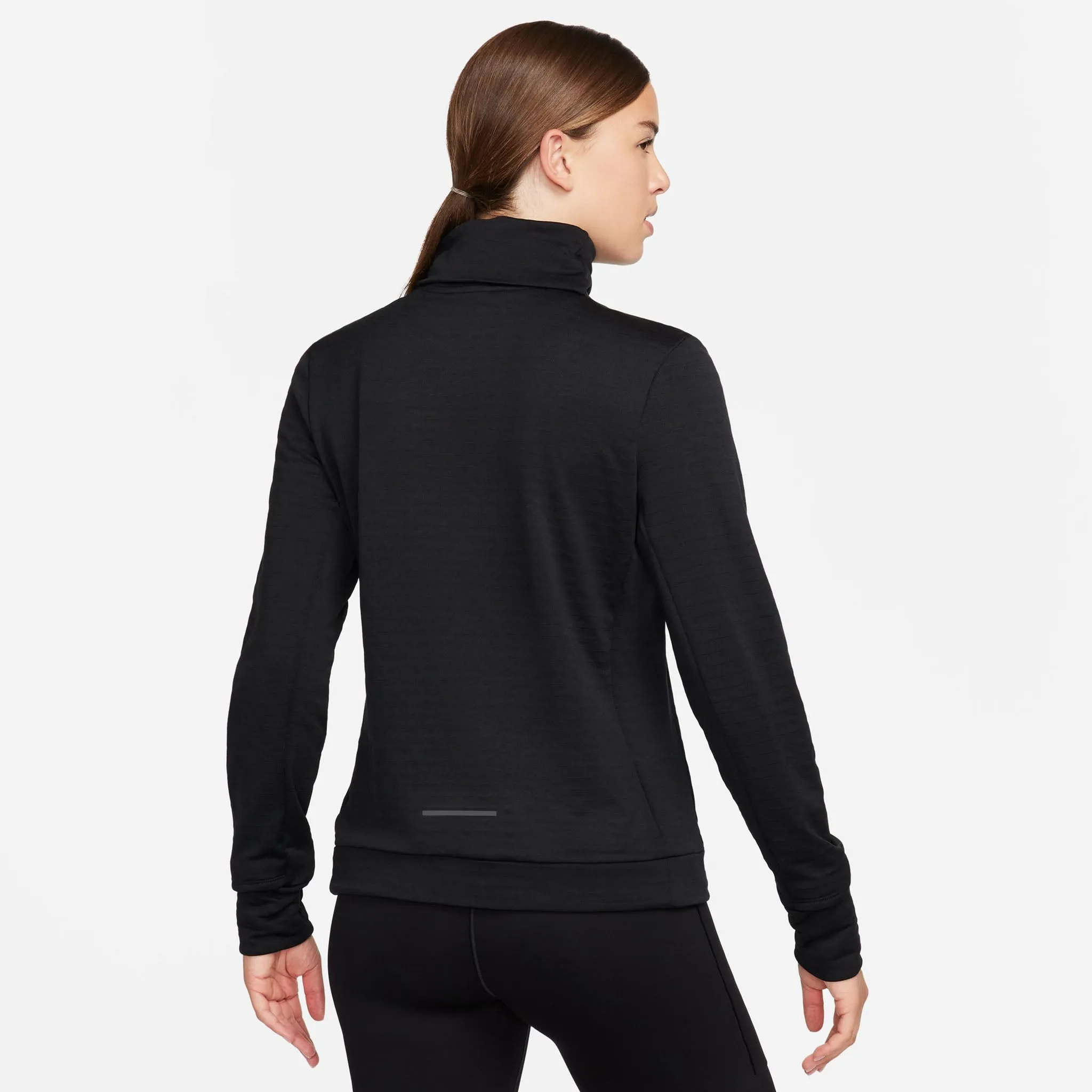 Nike | Women's Swift Element Therma-FIT Turtleneck Running Top - Black