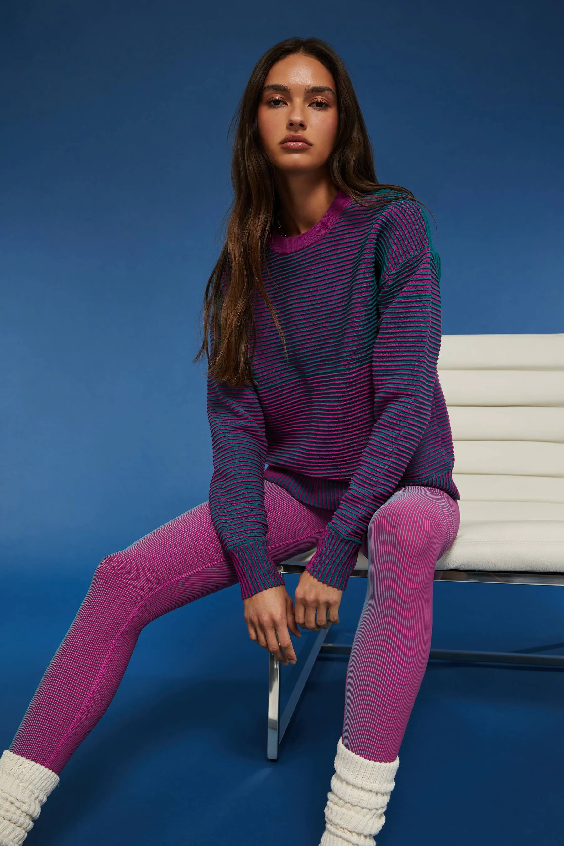 Occulus Sweater Sorbet Two Tone