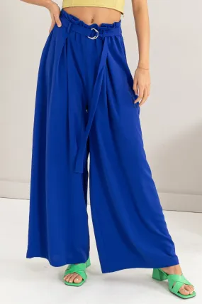 Paperbag Waist Wide Leg Pants