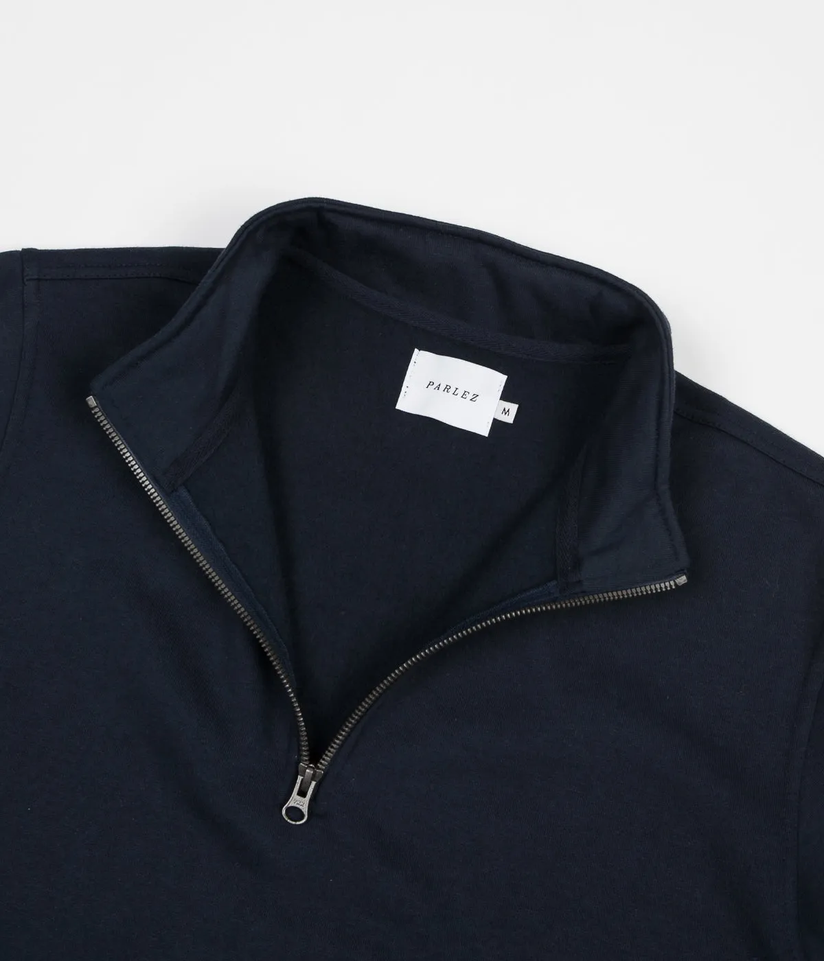 Parlez x Flatspot Resolute 1/4 Zip Sweatshirt - Navy