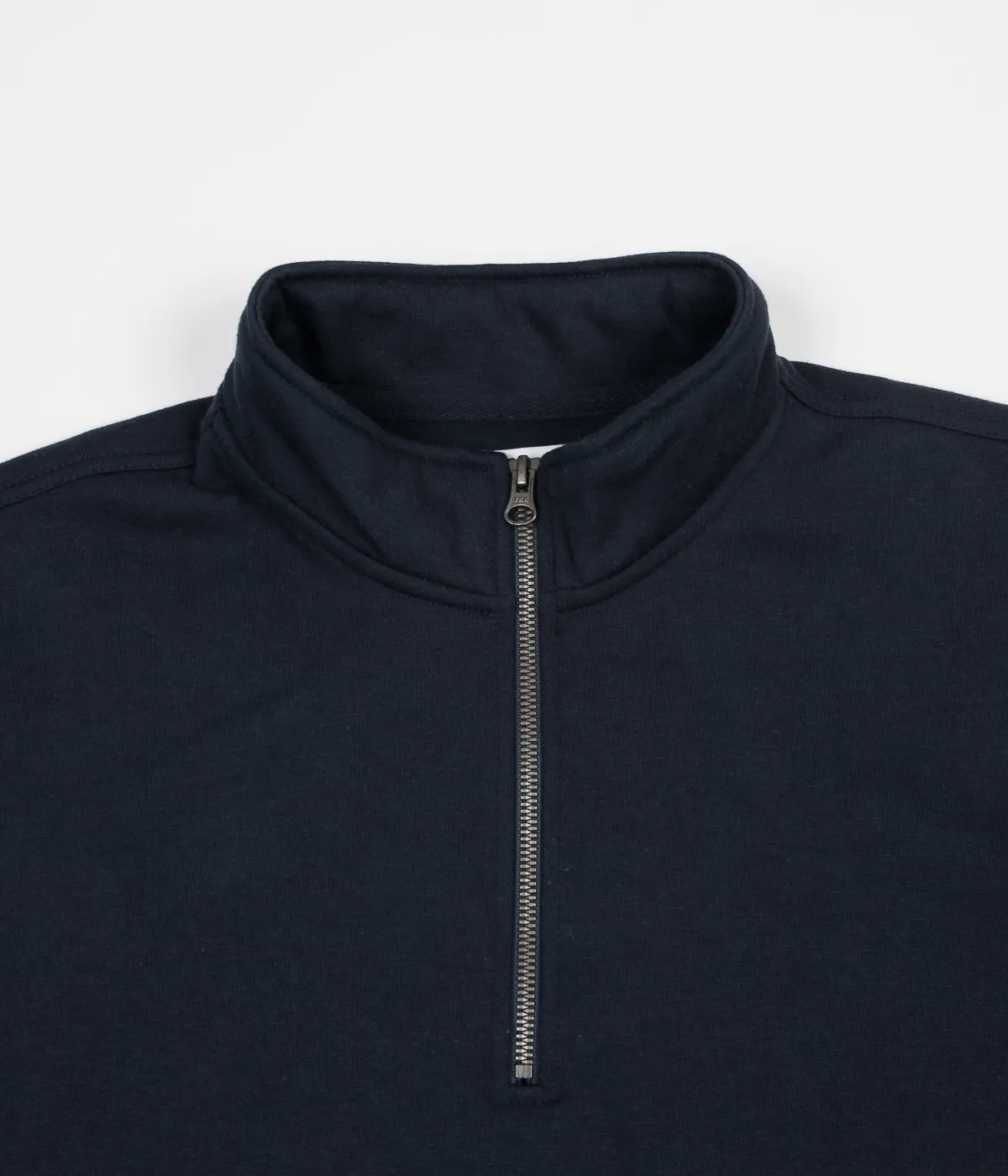 Parlez x Flatspot Resolute 1/4 Zip Sweatshirt - Navy