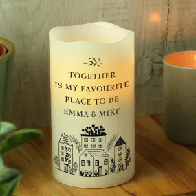 Personalised Home LED Candle