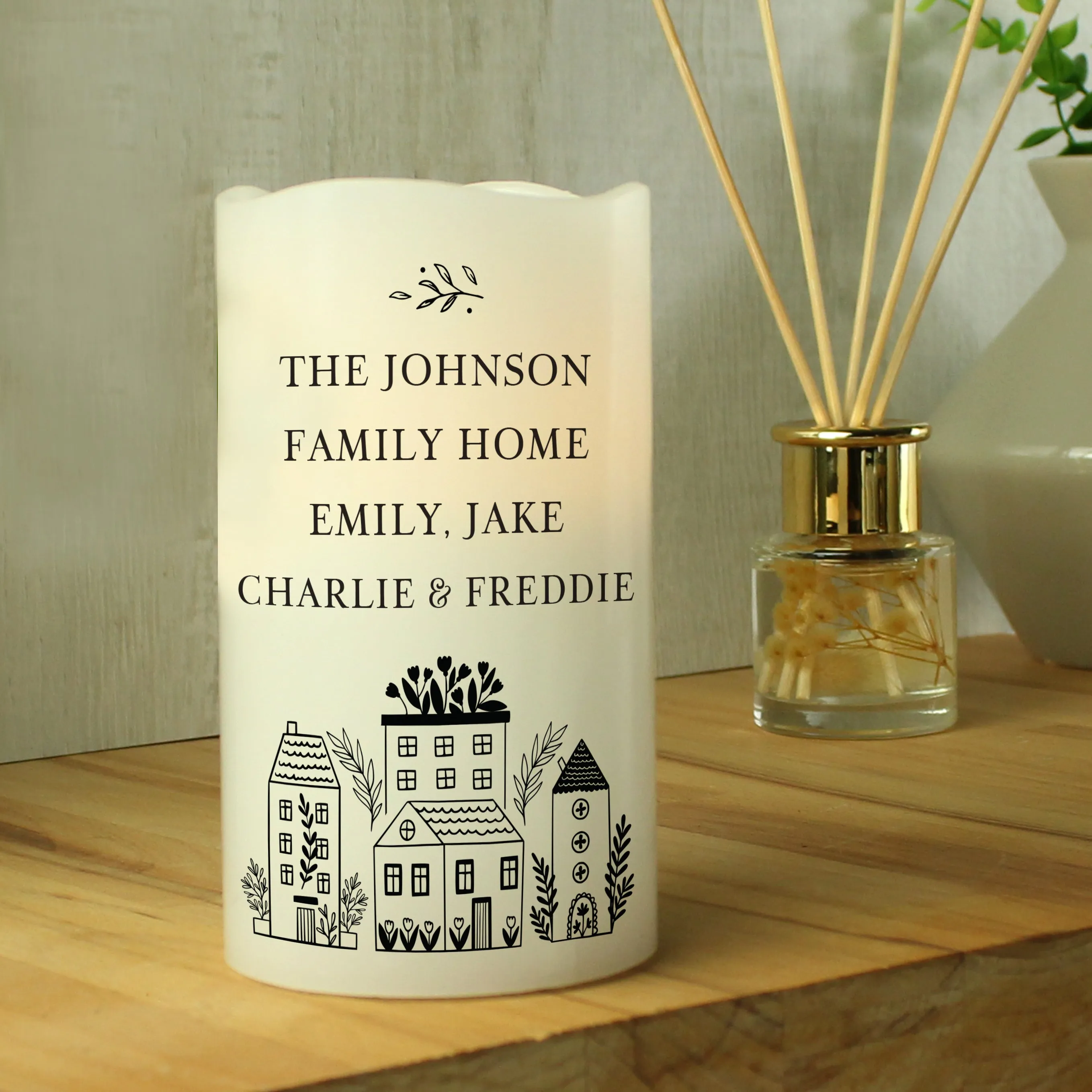 Personalised Home LED Candle