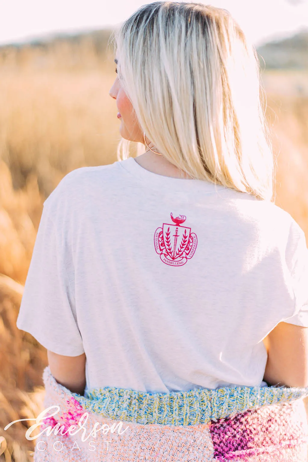 Phi Mu Heart Henley