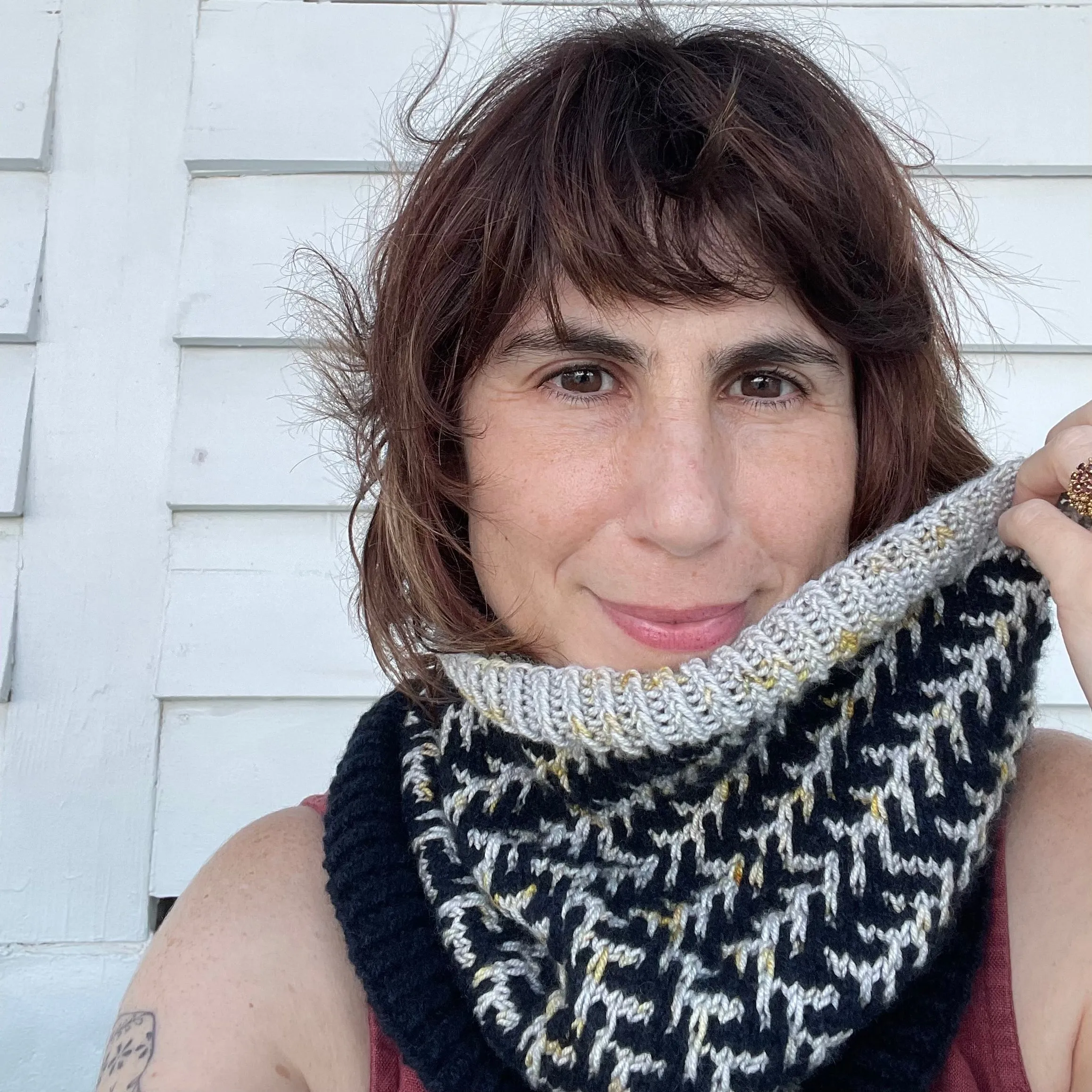 Pinus Cowl/Pining for Pines Kit with Clinton Hill Cashmere & The Wandering Flock