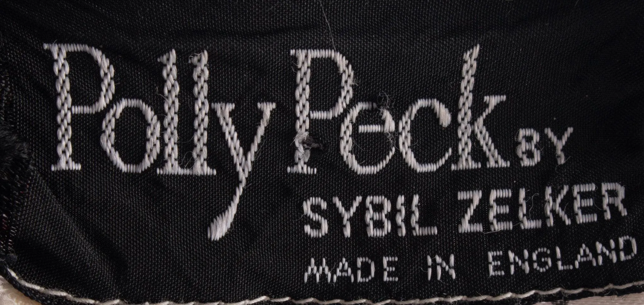 Polly Peck by Sybil Zelker Vintage Sleeveless Dress. White and Red. UK 10/12