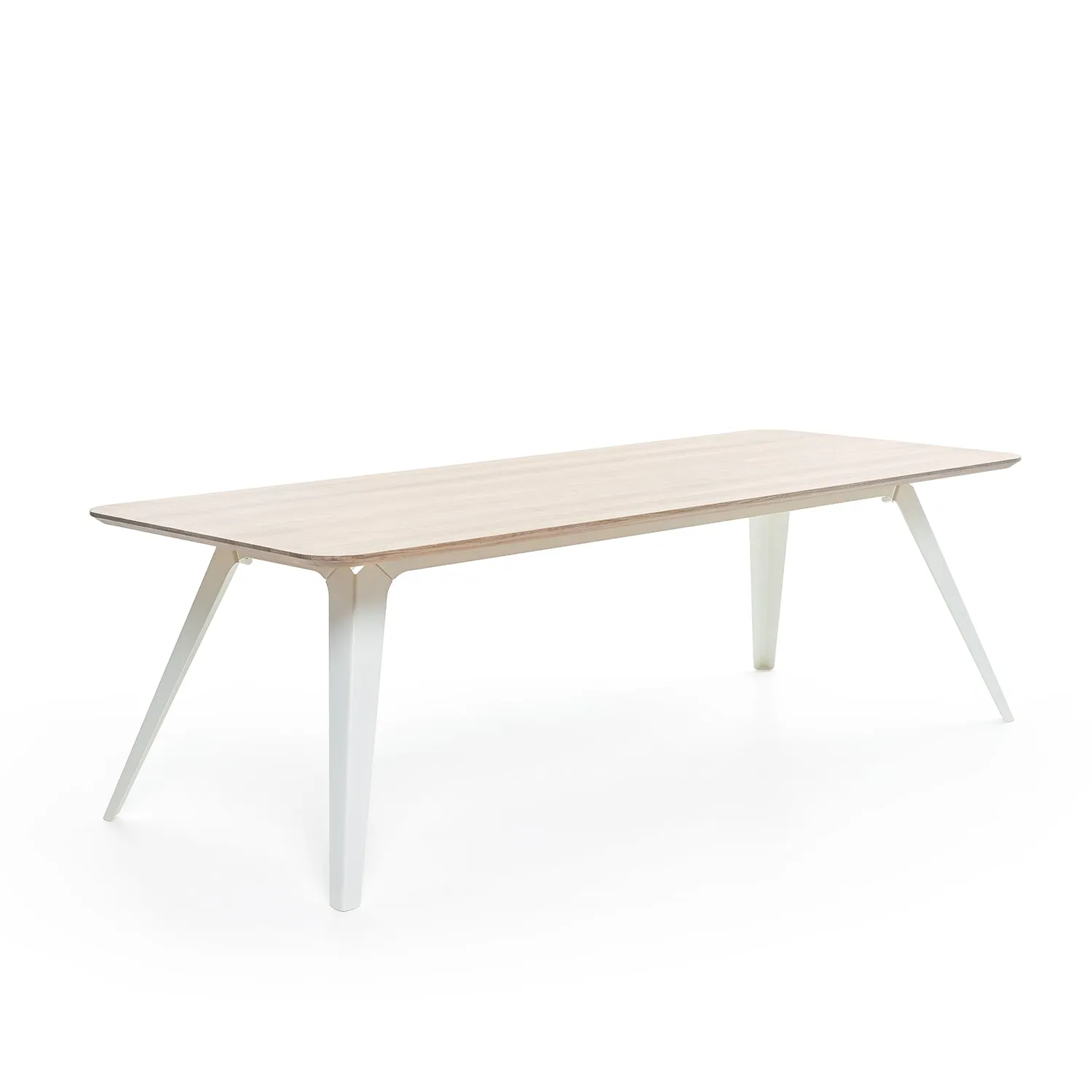 puik | fold table | solid oak   white base 200x95cm - LC