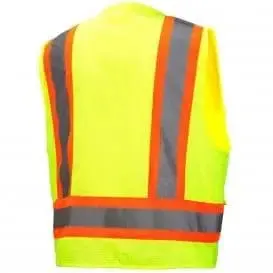 PYRAMEX - SE Surveyor's Vest - Hi Vis Lime - 2XL