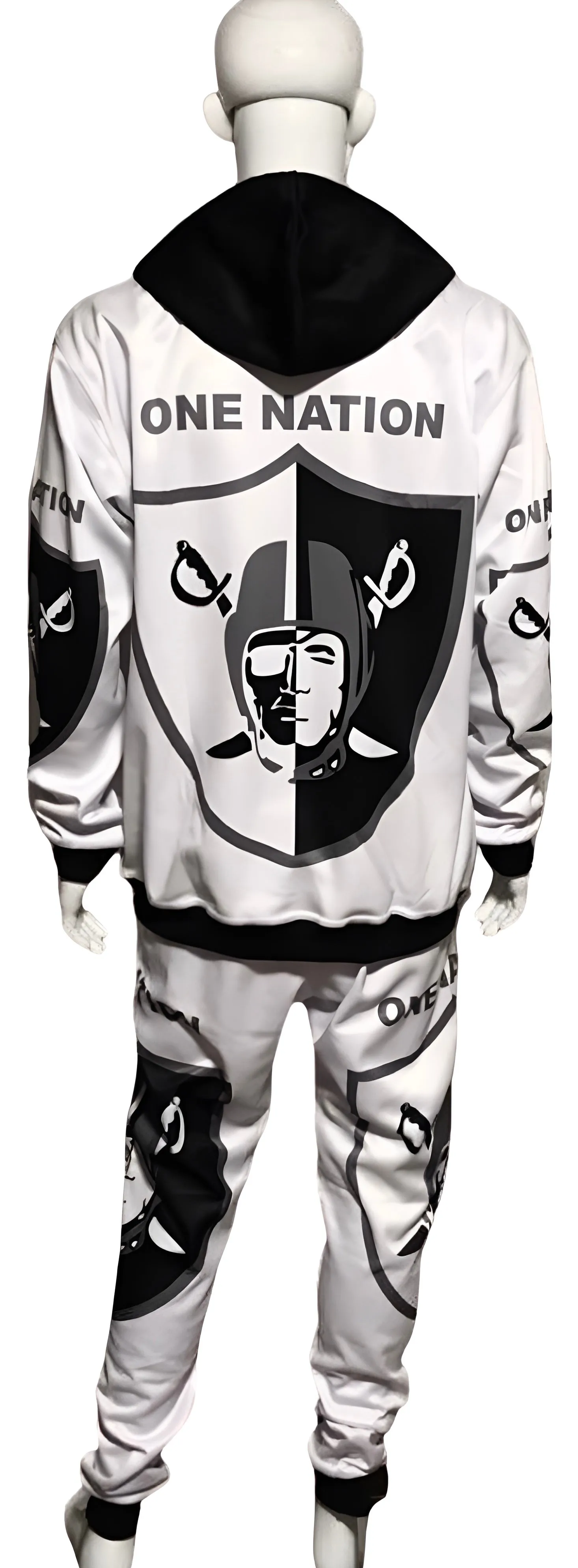 ^RAIDERS^ ~ONE NATION~ JOGGER SWEATSUITS (FLEECY SOFT LINED)