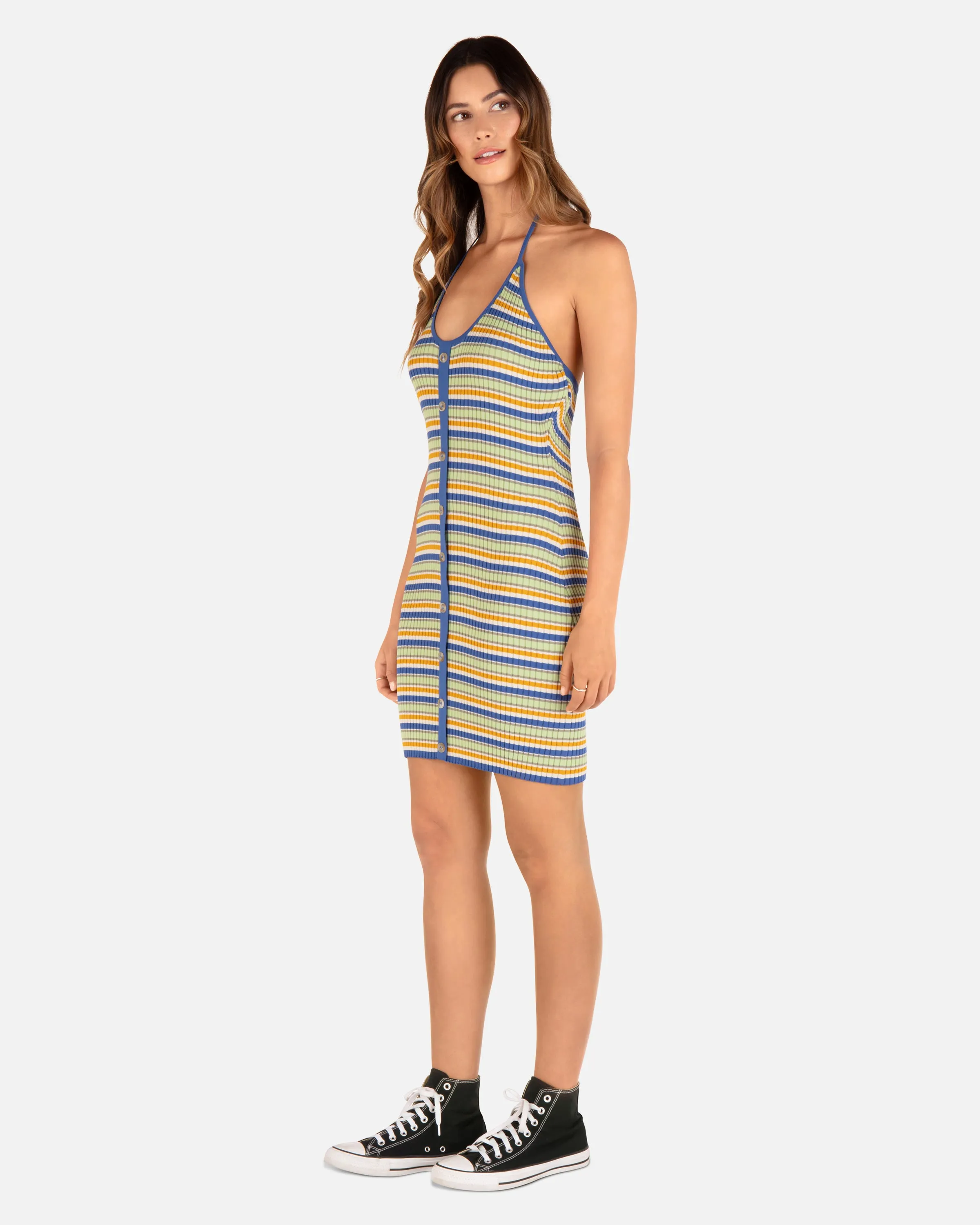 Redondo Stripe Sweater Mini Dress