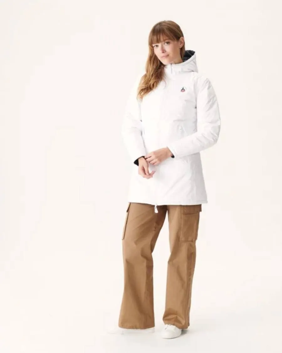 Reversible Coat Moscou Blanc-Marine