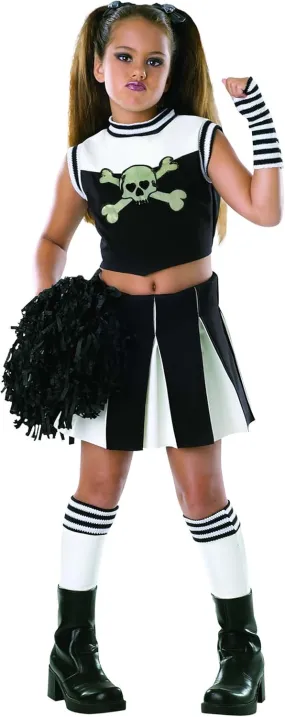 Rubie's Girl's Bad Spirit Goth Cheerleader Costume