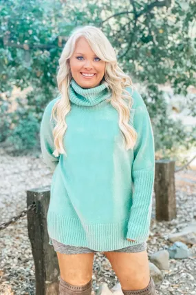 Sage Coziness Turtleneck