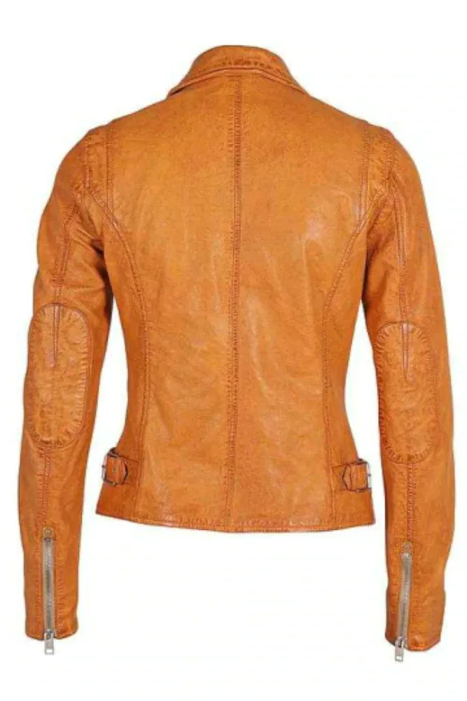 Sofia Leather Jacket - Mango