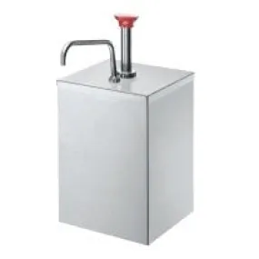 S/S SINGLE STAND ASSY W/PUMP FOR HOLDING JAR CAP: 1GALLON.